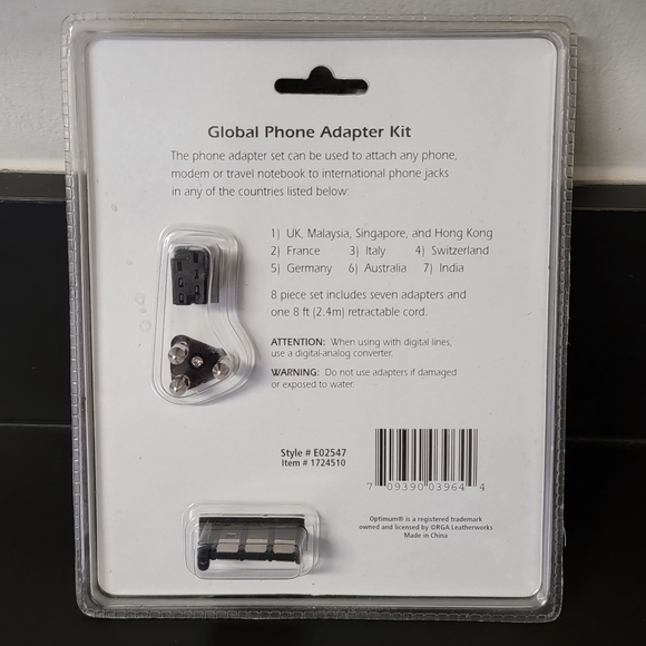 Global phone adapter kit sealed nwt - Picture 2 of 2